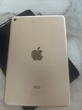 Apple iPad mini 4 64GB, Wi-Fi, 7.9in - Gold cracked Screen  *Works* Perfectly