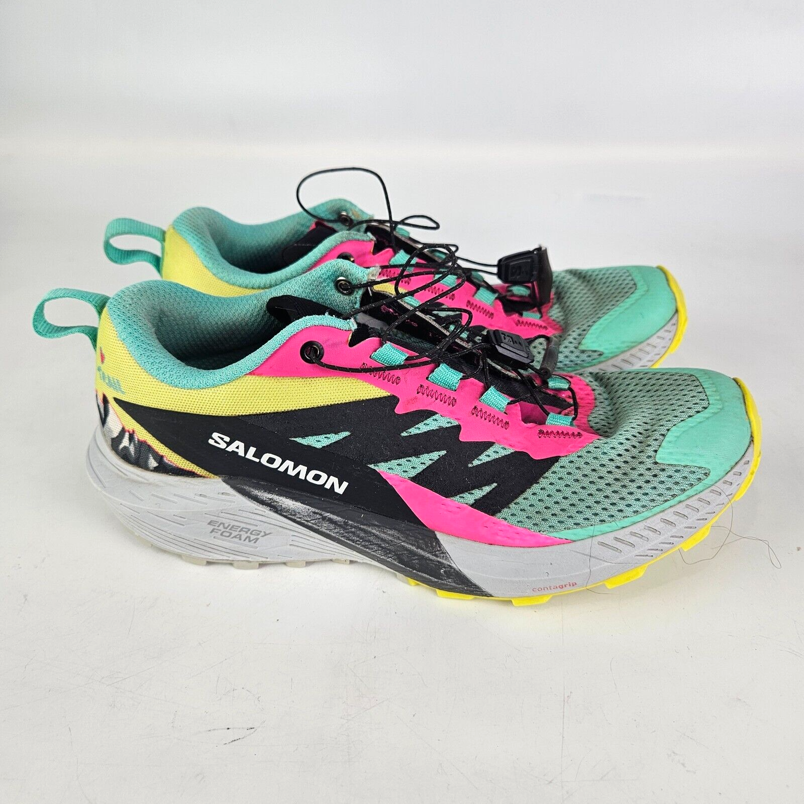 Scarpe da trail running Salomon Sense Ride 5 Martina sneakers verde donna taglia 7