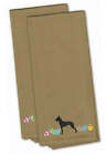 Great Dane Easter Eggs Tan Embroidered Towel Set of 2 Ck1649Tntwe