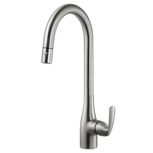Grifo de cocina extraíble Houzer Cora CORPD-569 17,875" agujero de grifo latón - Imagen 4 de 22