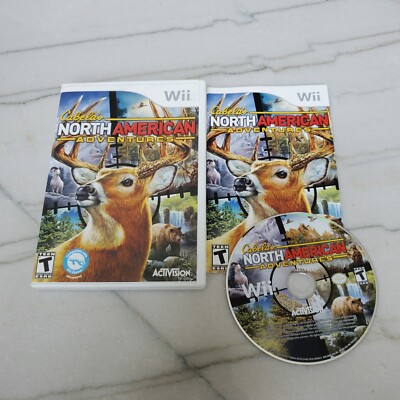 Cabelas North American Adventures Nintendo Wii Complete CIB Manual
