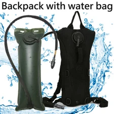 3L Tactical Hydration Backpack ladder Water Bags Hunting Climbing Hiking Black