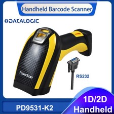 Datalogic PowerScan PD9531-K2 Handheld 2D Imager Cored Barcode Scanner RS232 Kit