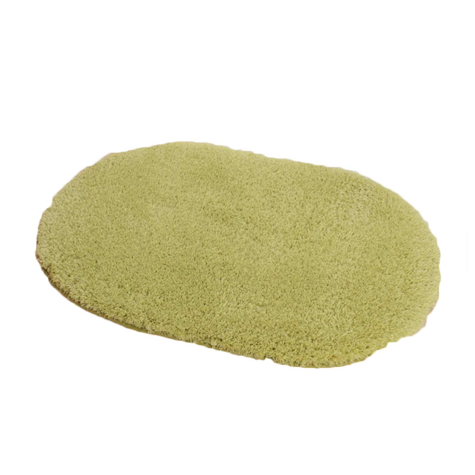 Toilet Mat Protective Antipilling Daily Use Bathing Floor Carpet Oval