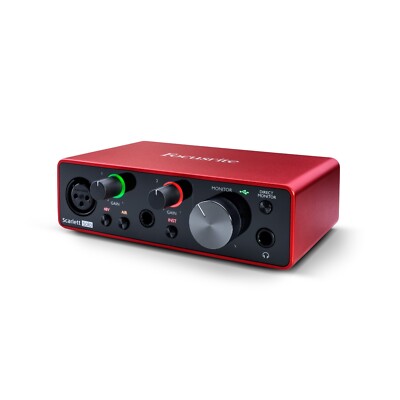 DTM・DAW Focusrite Scarlett Solo 2-in, 2-out USB Focusrite Scarlett Solo 2 x 2 USB Audio Interface, 3rd Generation