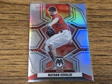2022 Panini Mosaic #103 Nathan Eovaldi Silver Holo Prizm Nmmt
