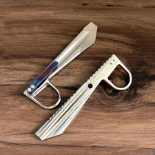 New Titanium Alloy Pocket Pry Bar Crowbar Wrench Portable Outdoor EDC Multi Tool