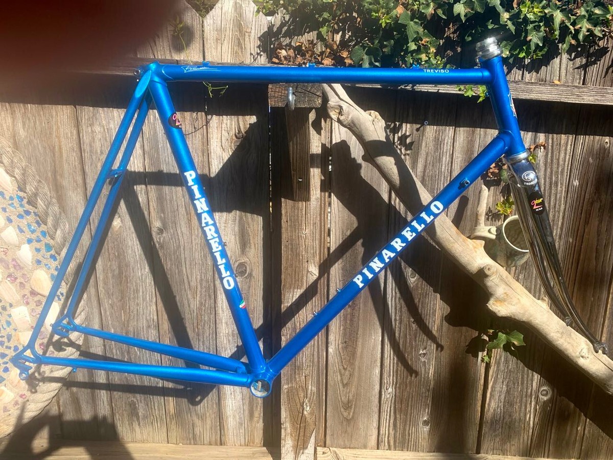 58cm Pinarello Treviso Vintage Frame-set - Refinished + Extras | eBay