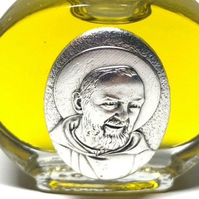 St. Father Pio- Blessed By Pope Francis-Oil Touched To The Shrine Of Saint  Pio | eBay