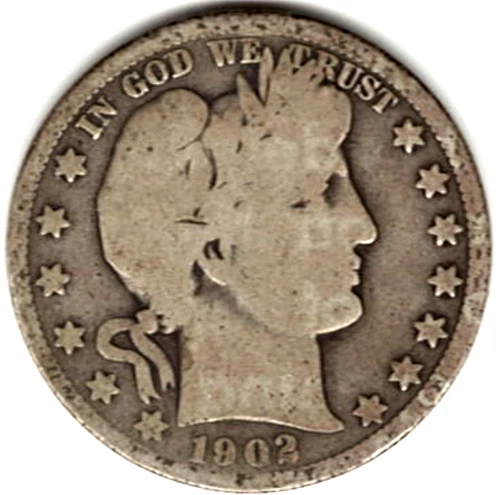 1902 O Barber Half Dollar grades in GOOD condition ~ PLEASE SEE THE SCAN stk v13