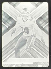 2022 Panini XR Printing Plate Black #177 Troy Andersen RC 1/1