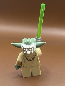 Yoda 8018 7964 Jedi Clone Wars Lightsaber Star Wars LEGO&reg; Minifigure Figure