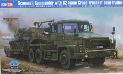 HBS85527 1:35 Hobby Boss Scammell Commander with 62 tonne Crane Frehauf