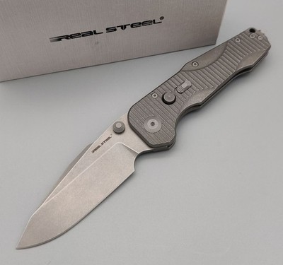 Real Steel Messer Evolution Droppoint SW Framelock Carson Huang Design