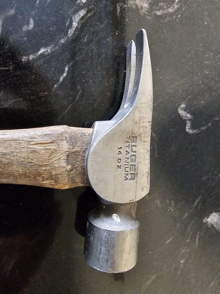 Vintage Stiletto Tool Co. Titanium Ruger 14oz. Framing Hammer - Image 3 of 4