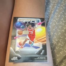 topps 2025-26 cosmic chrome ja morant #sw-3 memphis grizzlies space walk