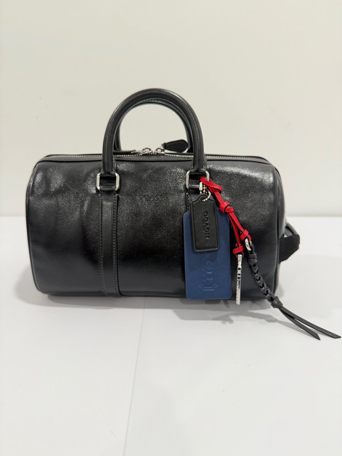 Coach Venturer Duffle Bag 27 CDY54 Silver/Black New