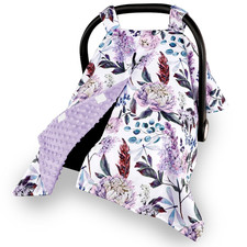 Car Seat Cover Baby, Infant Car Seat Canopy Covers for Newborn Girls Boys, Soft