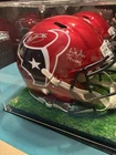 Dalton Schultz Autographed Texans Red Alternate Full Size Speed Helmet Beckett