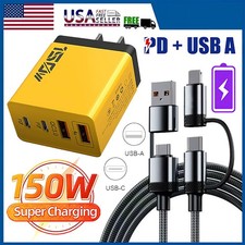 150W Super Fast Charger USB C Wall Charger For Motorola 2025 2024 Razr 60 50 US