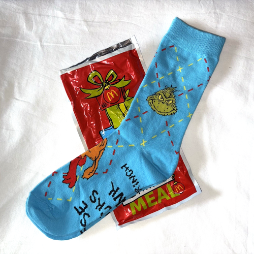 New McDonald's Grinch Meal Socks 2025