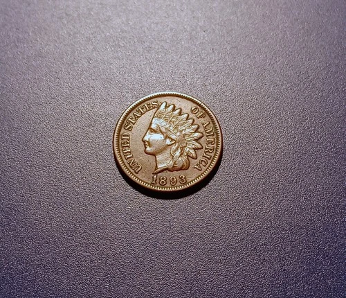 AU 1893 Indian Head Cent