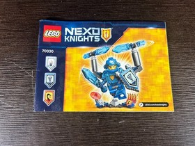 LEGO NEXO KNIGHTS: Ultimate Clay (70330) Almost Complete Missing Blade