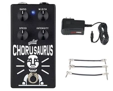 Aguilar Chorusaurus V2 Chorus Pedal + Gator 9V Power Combo & 3 Patch Cables