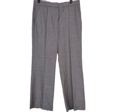 Stella McCartney Houndstooth Wool Cropped Trousers Size 42 IT / US 6 NWT Classic