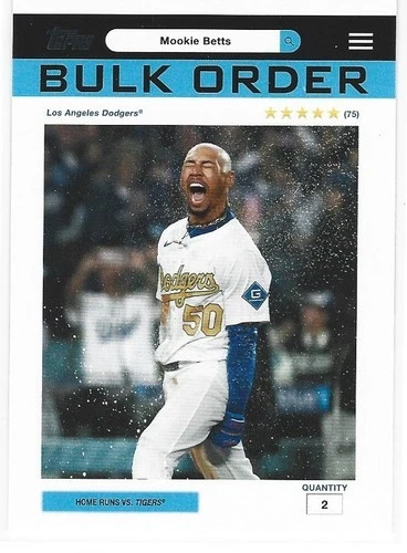 2026 Topps Series 2 Mookie Betts Base (RAW)