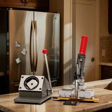 50 50mm 2 2"Square Refrigerator Badge Making Machine Fridge Magnet Maker Machine