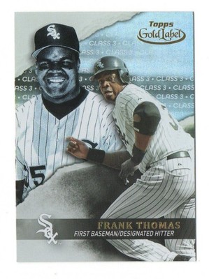 2020 Topps Gold Label Frank Thomas Class 3 Chicago White Sox 23
