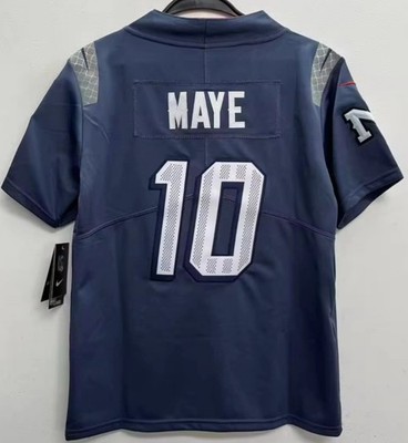 Drake Maye NE Patriots #10 Blue KID Jersey  YOUTH Large 14/16 Stitched