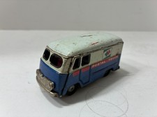 Vintage Tin Litho Postal Truck Japan 3 1/2" Long Mail Truck Friction as is