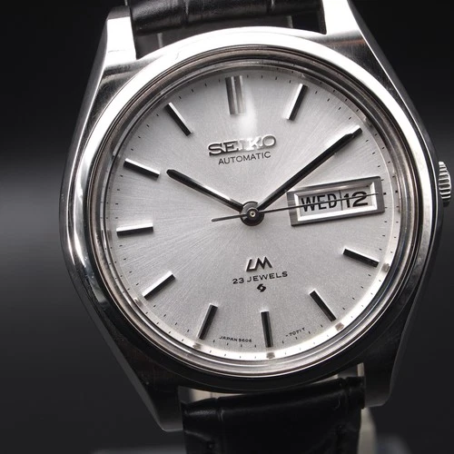 Vintage 1972 SEIKO LORD MATIC 5606-7070 SunBurst / OH, Serviced