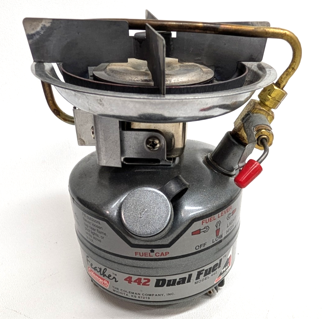 Coleman Peak 1 Feather 442 Dual Fuel Stove Model 442 w/ Box | eBay