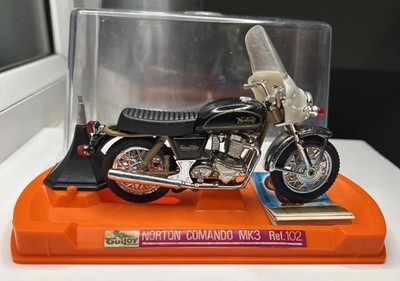 GUILOY NORTON COMMANDO 850 MARK 3 MOTORRAD MODELL 1:18 VINTAGE 1980er DIECAST
