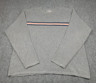 Vintage Aeropostale Ribbed Knit Long Sleeve Sweater Mens Size XL Early 2000's
