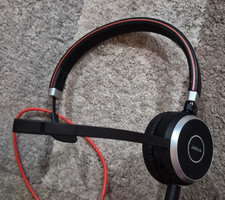 Jabra Evolve 40 UC Optimized Professional Wired Mono Headset - Black