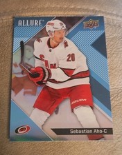 2024-25 Upper Deck Allure #67 Sebastian Aho Base Card Carolina Hurricanes