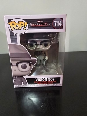Funko Pop! Vinyl Marvel WandaVision Vision 50s Bobble-Head Figure #714