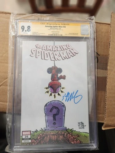Amazing Spider-Man #26 Signed By Skottie Young Exclusive Variant Cover CGC 9.8