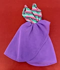 Vintage Mattel 1985 ☆ Barbie ☆ Fashion Fun : Purple Long Dress #2088-4809