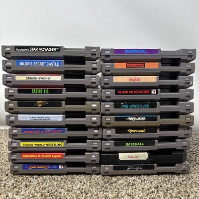 Nintendo NES Game Lot Of 20 Classic Retro Games Tested | eBay