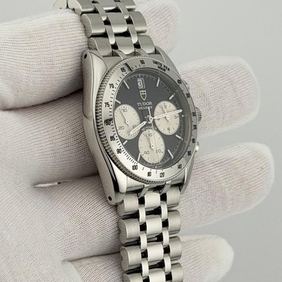 Tudor Monarch 15900 36mm Reverse Panda Black White Dial