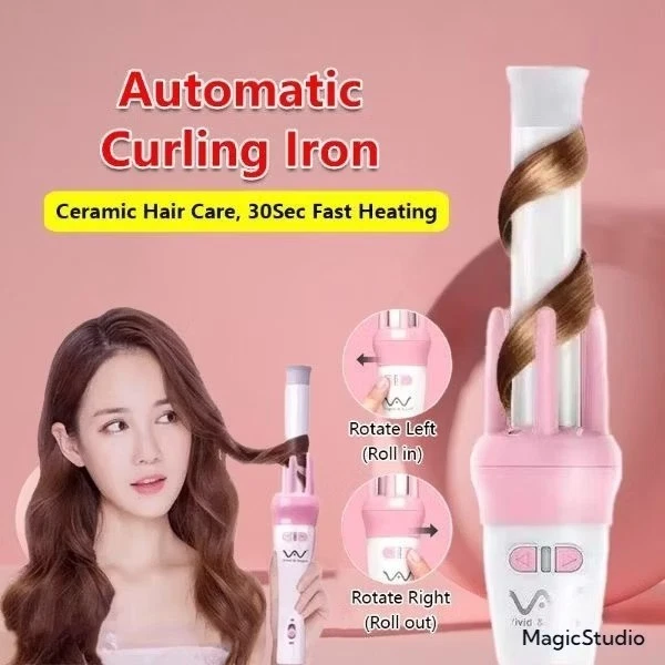 Automatic Iron Ceramic Hair Curler  Styling - Image 3 of 4