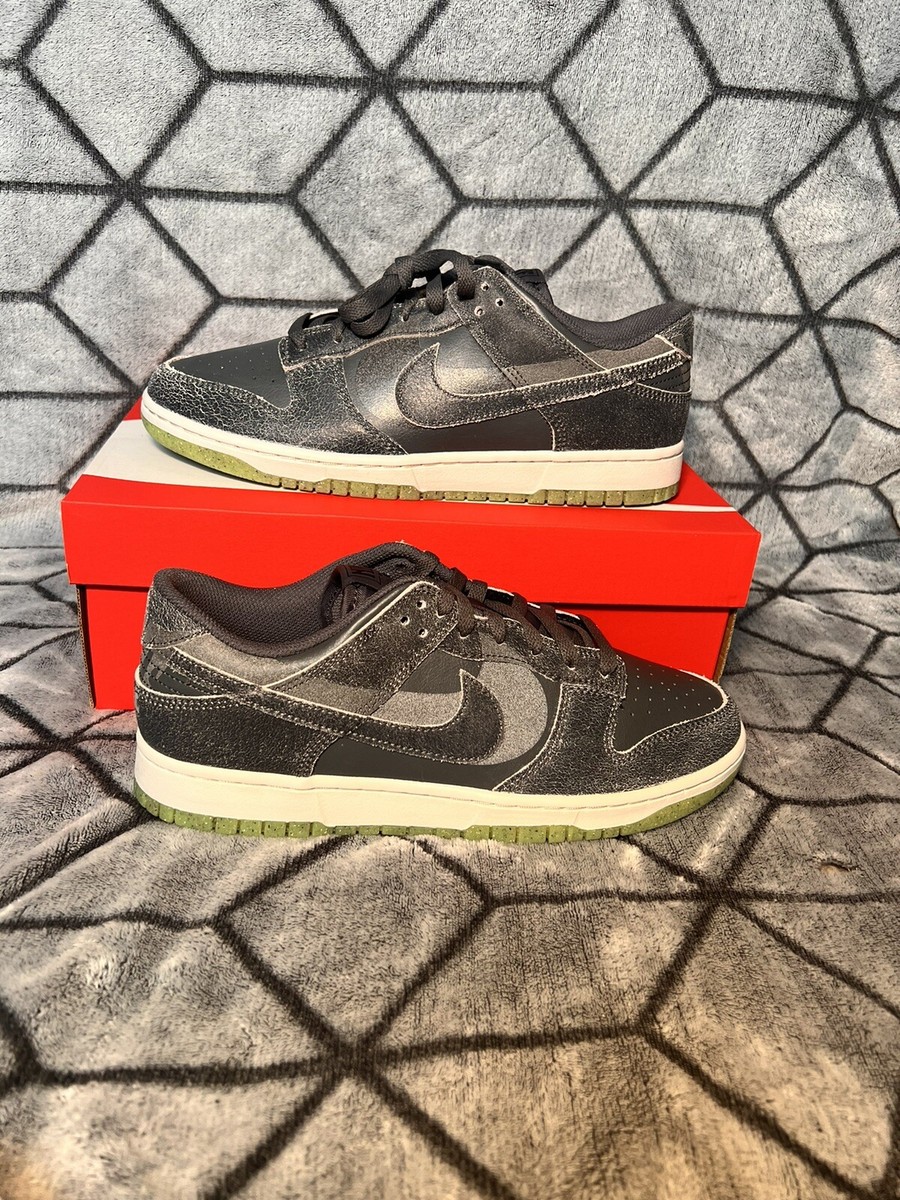 関税込 NIKE DUNK LOW HALLOWEEN IRON GREY DQ7681-001 Nike Dunk Low Halloween Shadow Iron Grey Size 9M/10.5W