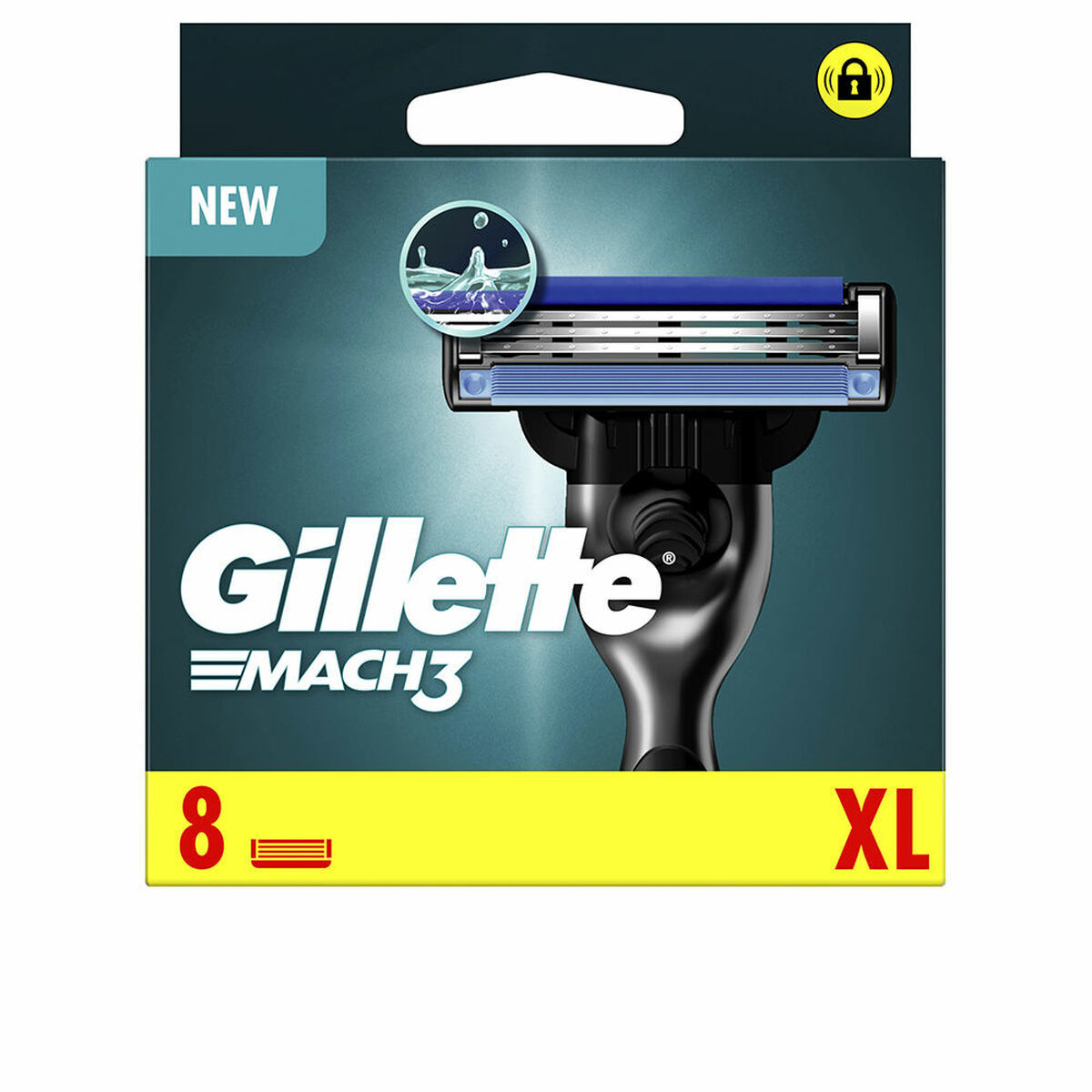 Rasoio Gillette Mach 3 [8 Unità]