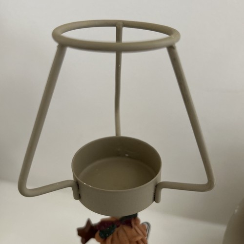 Crazy Mountain July Angel Tealight Candle Holder With Shade EUC - Picture 10 of 13