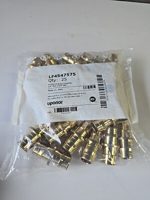 Propex LF Brass Coupling 3/4 x 3/4 Pex 25 Count